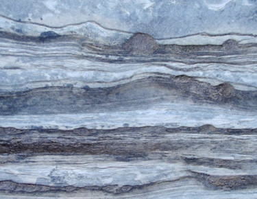 MACRO NATURE - "Blue Rock Lines,  Large Canvas