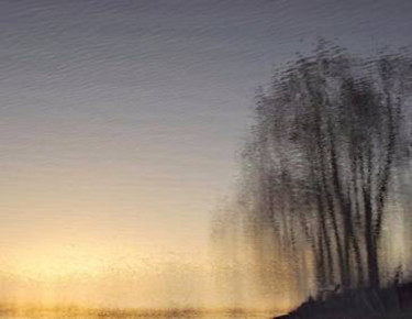 IMPRESSIONISM VI: "Sunset Willow", Ltd. Ed. 1/12, Lg. Canvas
