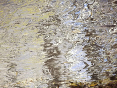 Abstract Nature XI: "River Gold", Large Canvas
